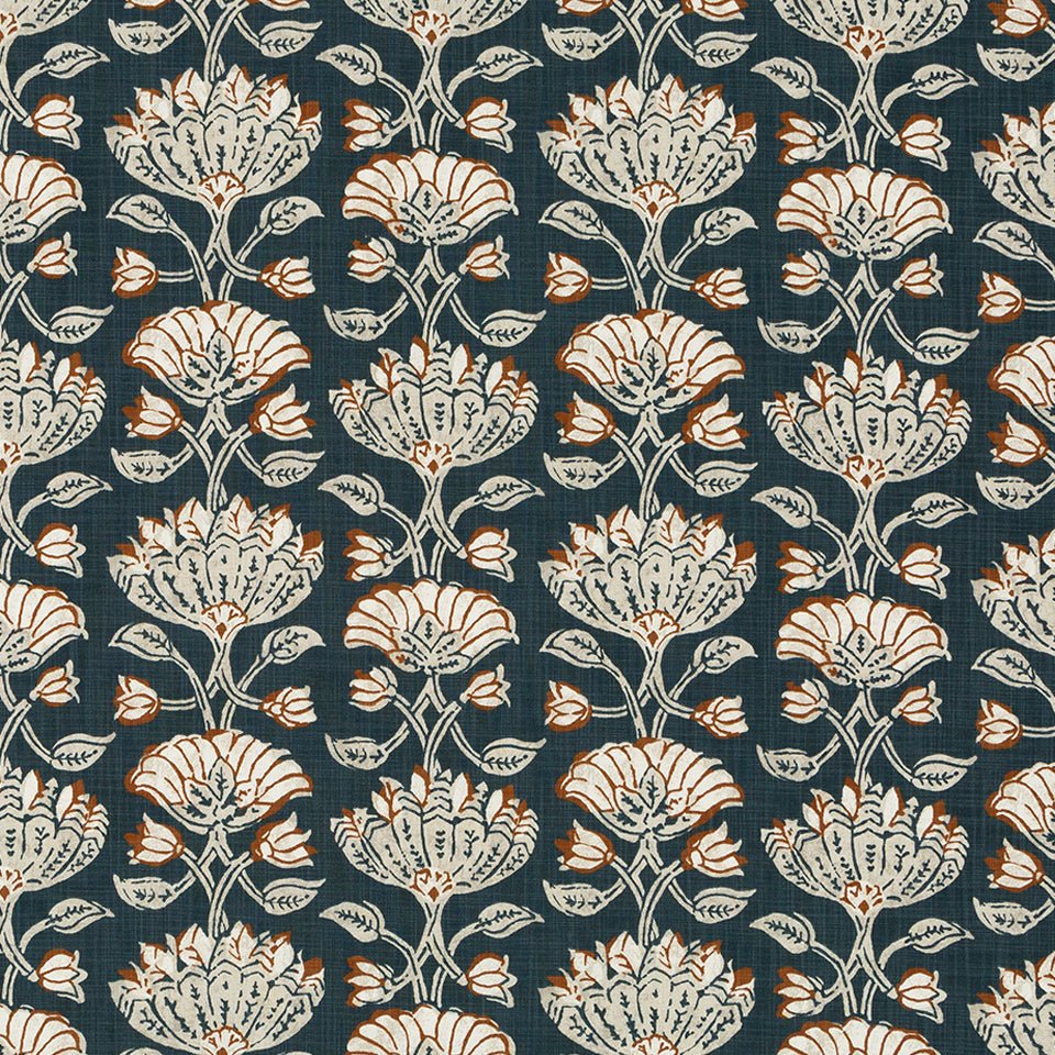 PRADESH FRAME | GRAPHITE - Print - Fabric