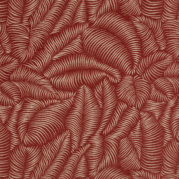 Tropic Ferns Bk | Cinnabar - Woven - Fabric