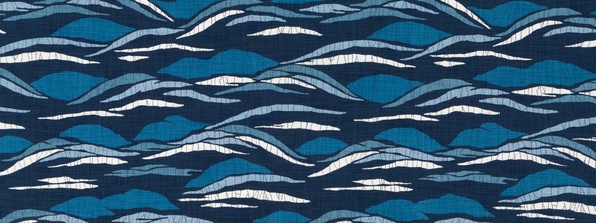 LOTUS HILLS | LAPIS - Print - Fabric