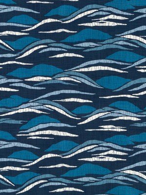 LOTUS HILLS | LAPIS - Print - Fabric