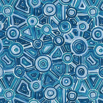 SONGLINES | LAPIS - Print - Fabric