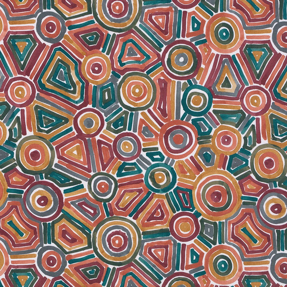 SONGLINES | CINNABAR - Print - Fabric