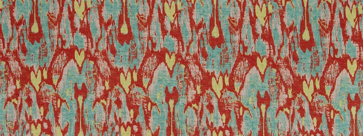 CORAZON VELVET | TOMATO - Upholstery - Fabric