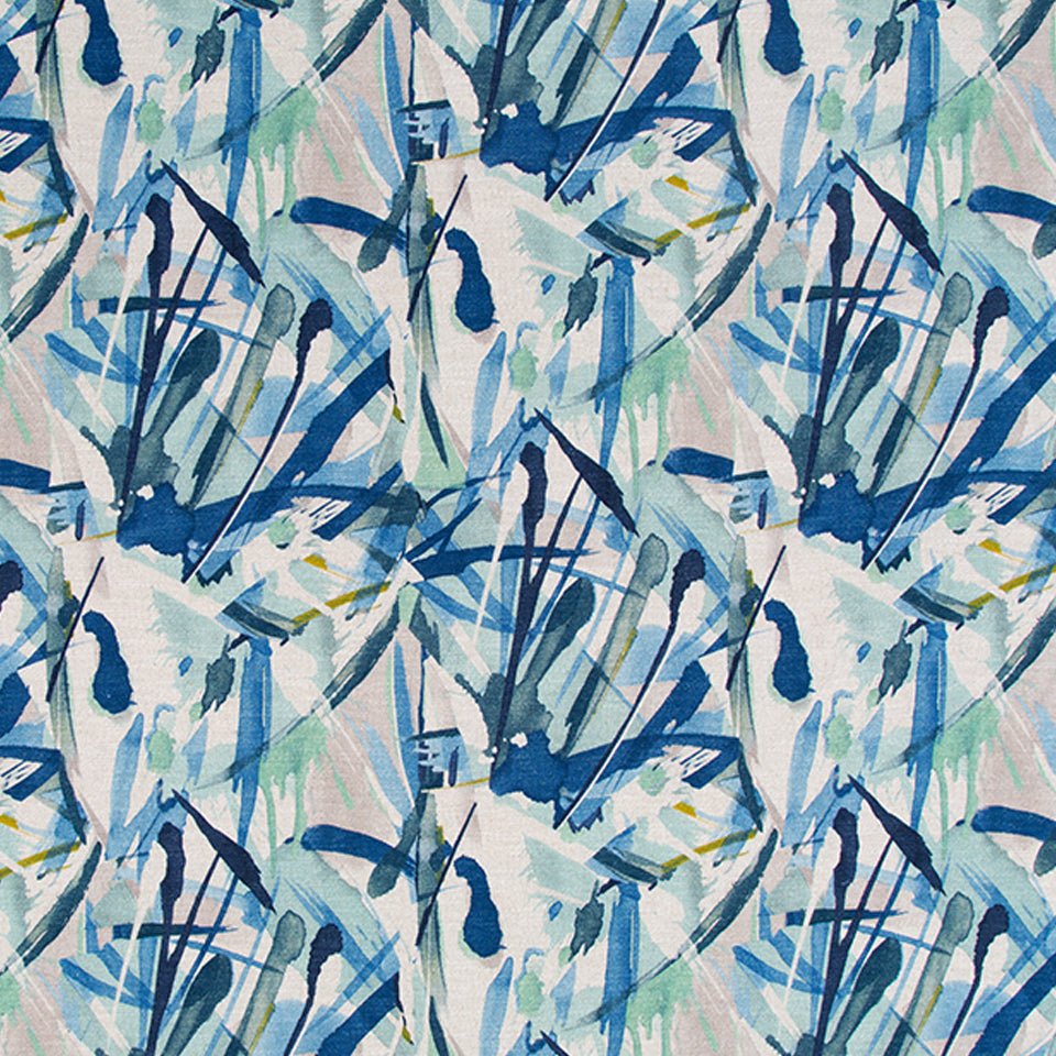 FESTIVO PRINT | AQUA - Upholstery - Fabric