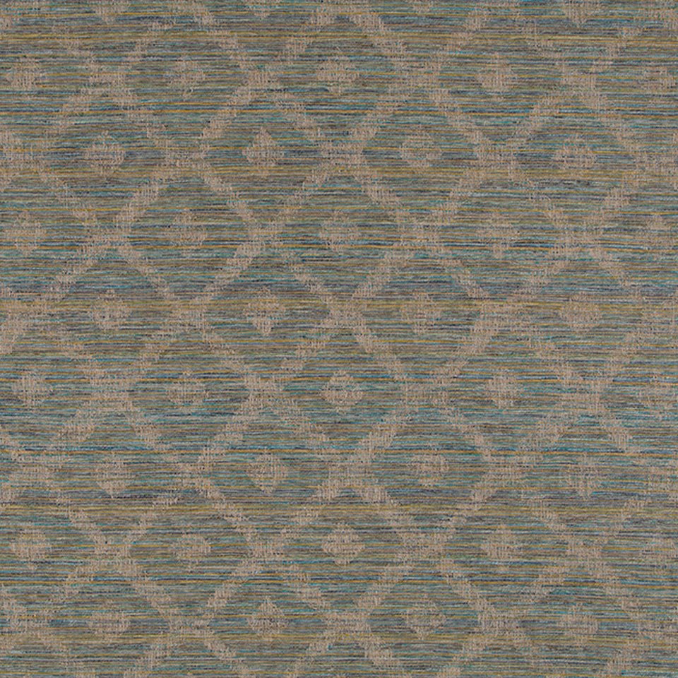 Toltec Diamond | Aqua - Upholstery - Fabric