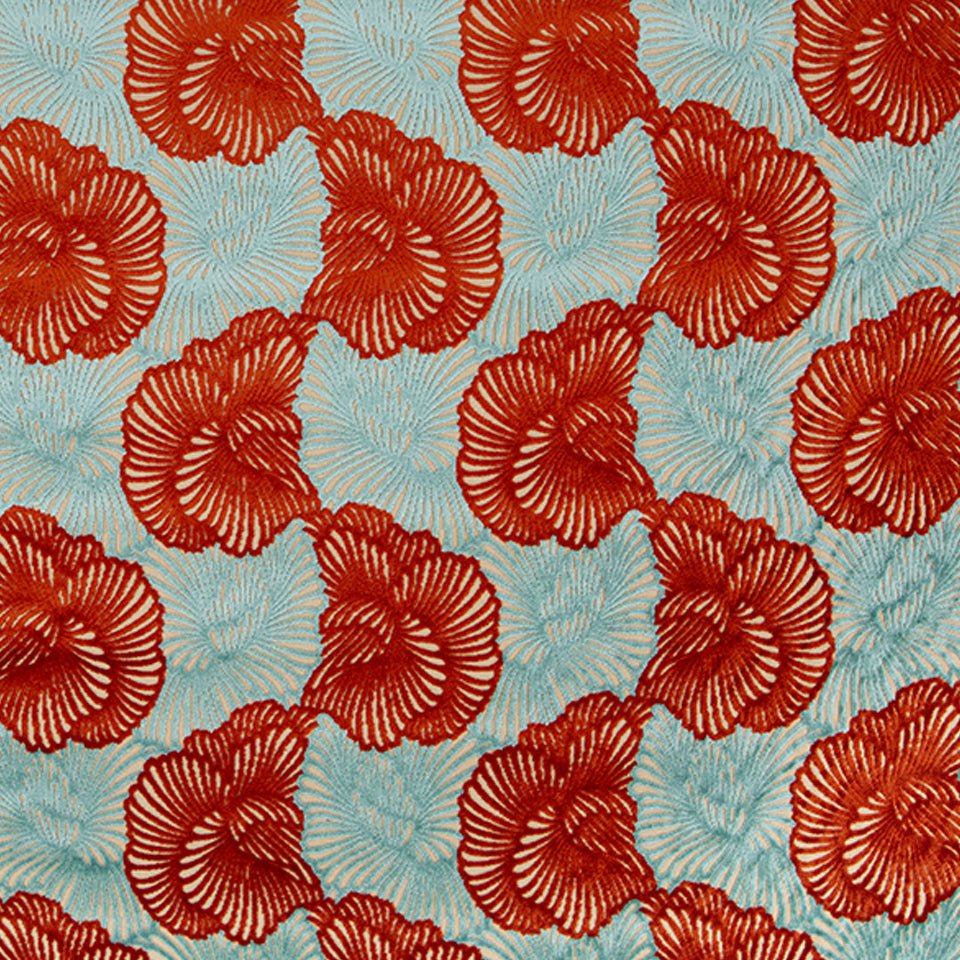 Tropic Plush | Tomato - Upholstery - Fabric