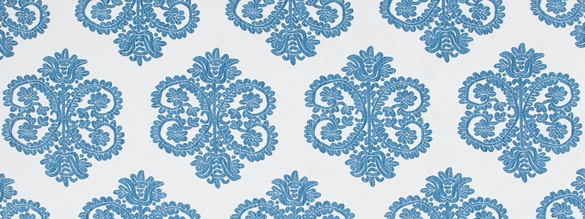 FLORET CORSAGE | AZURE - Upholstery - Fabric