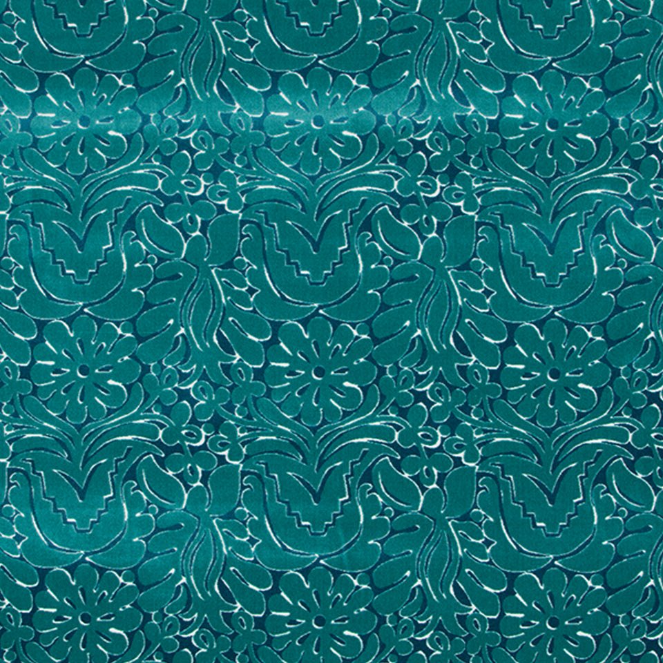 HUIPIL VELVET | AQUA - Upholstery - Fabric