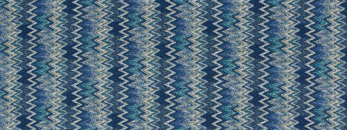 SAWTOOTH WAVE | AZURE - Upholstery - Fabric
