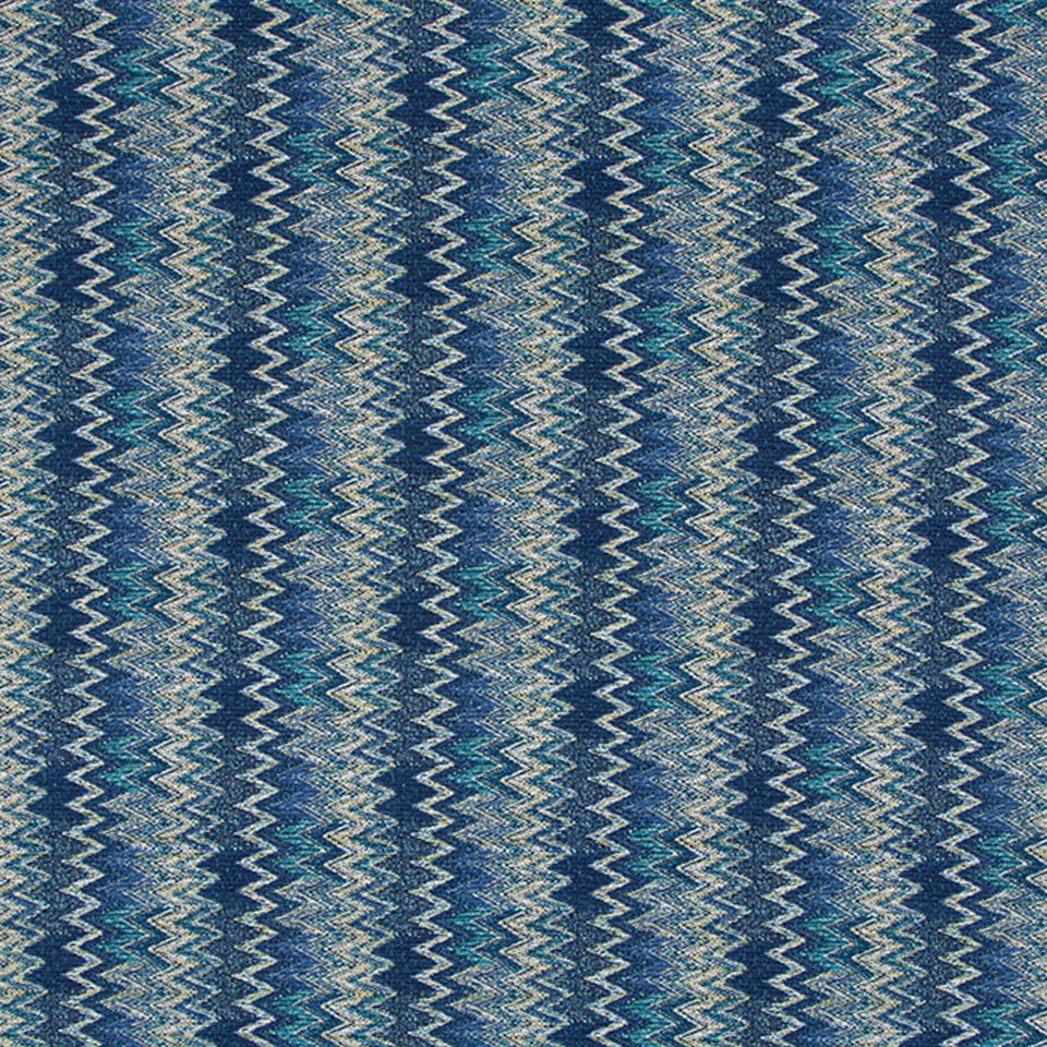 SAWTOOTH WAVE | AZURE - Upholstery - Fabric