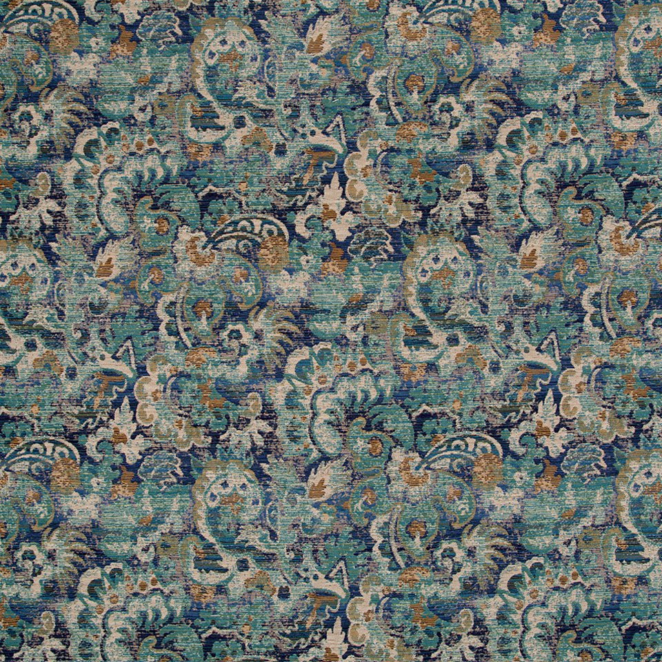 INCA DAMASK | AQUA - Upholstery - Fabric