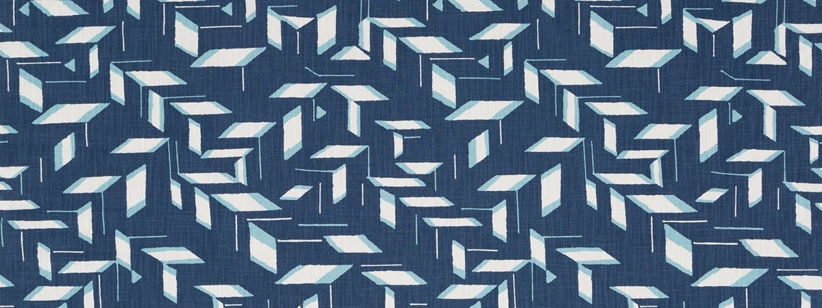 BLOCKED FORM | CHALKBOARD - Print - Fabric