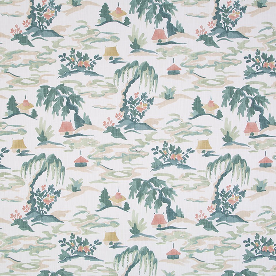 Baltic Pagoda | Prairie - Print - Fabric
