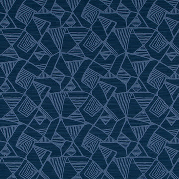 HESSE GEO BK | MIDNIGHT - Woven - Fabric