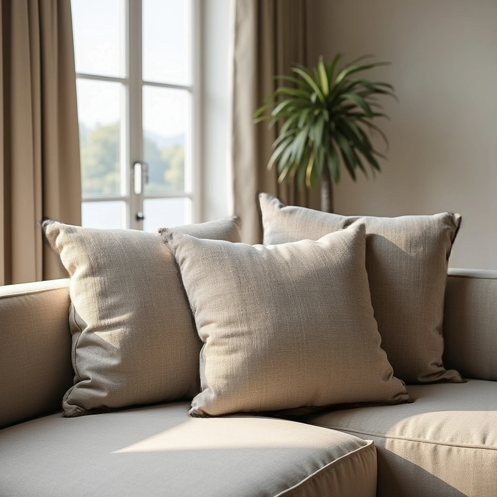Texture Mix 18x18 Inch Decorative Throw Pillow Covers Set of 2