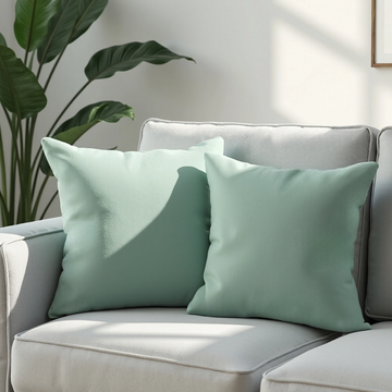 Softknit 18x18 Inch Decorative Throw Pillow Covers Set of 2