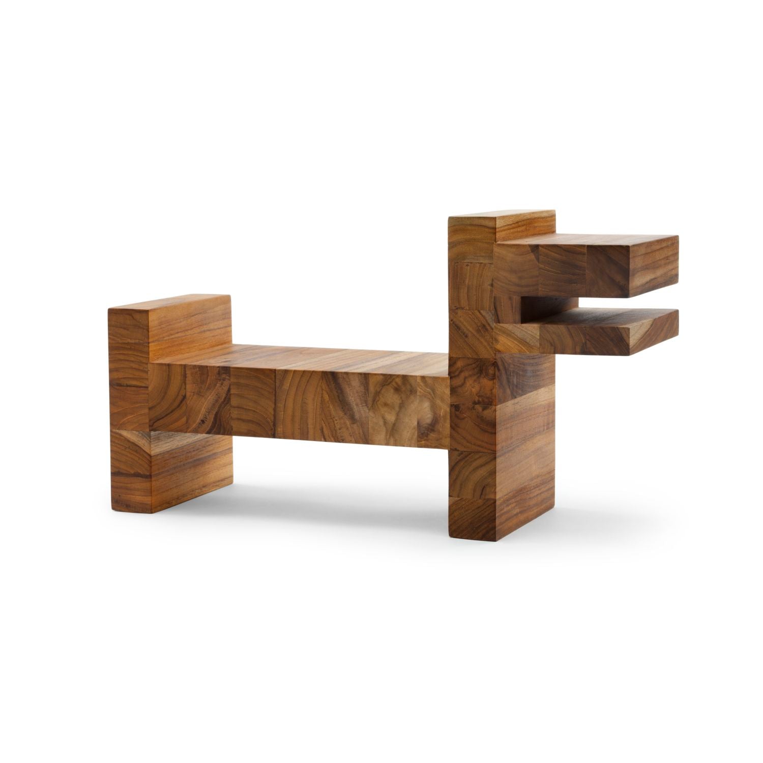 Aguayo | Solid Wood Dog Shaped Sculpture