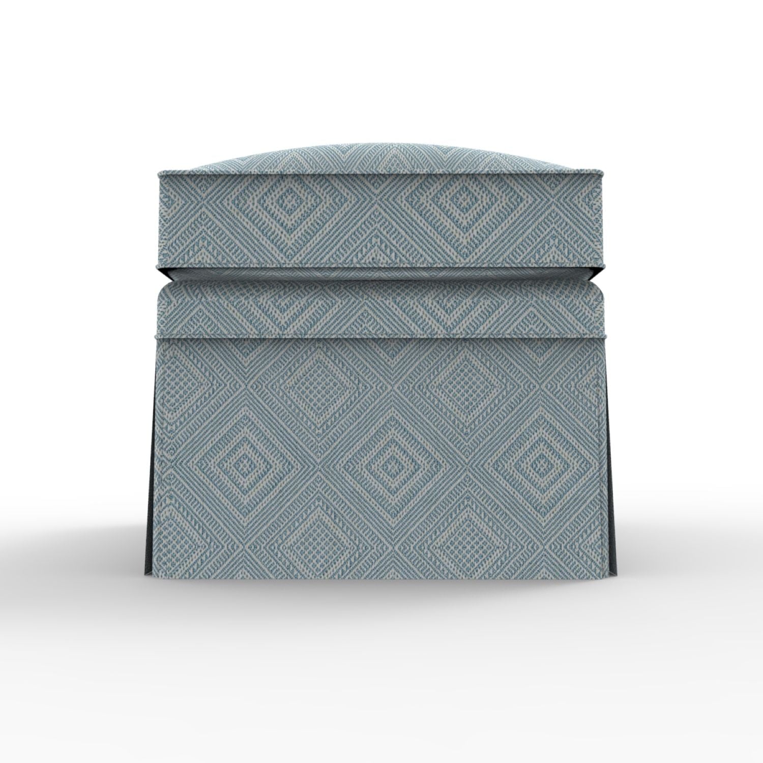 London Upholstered Ottoman with Skirt