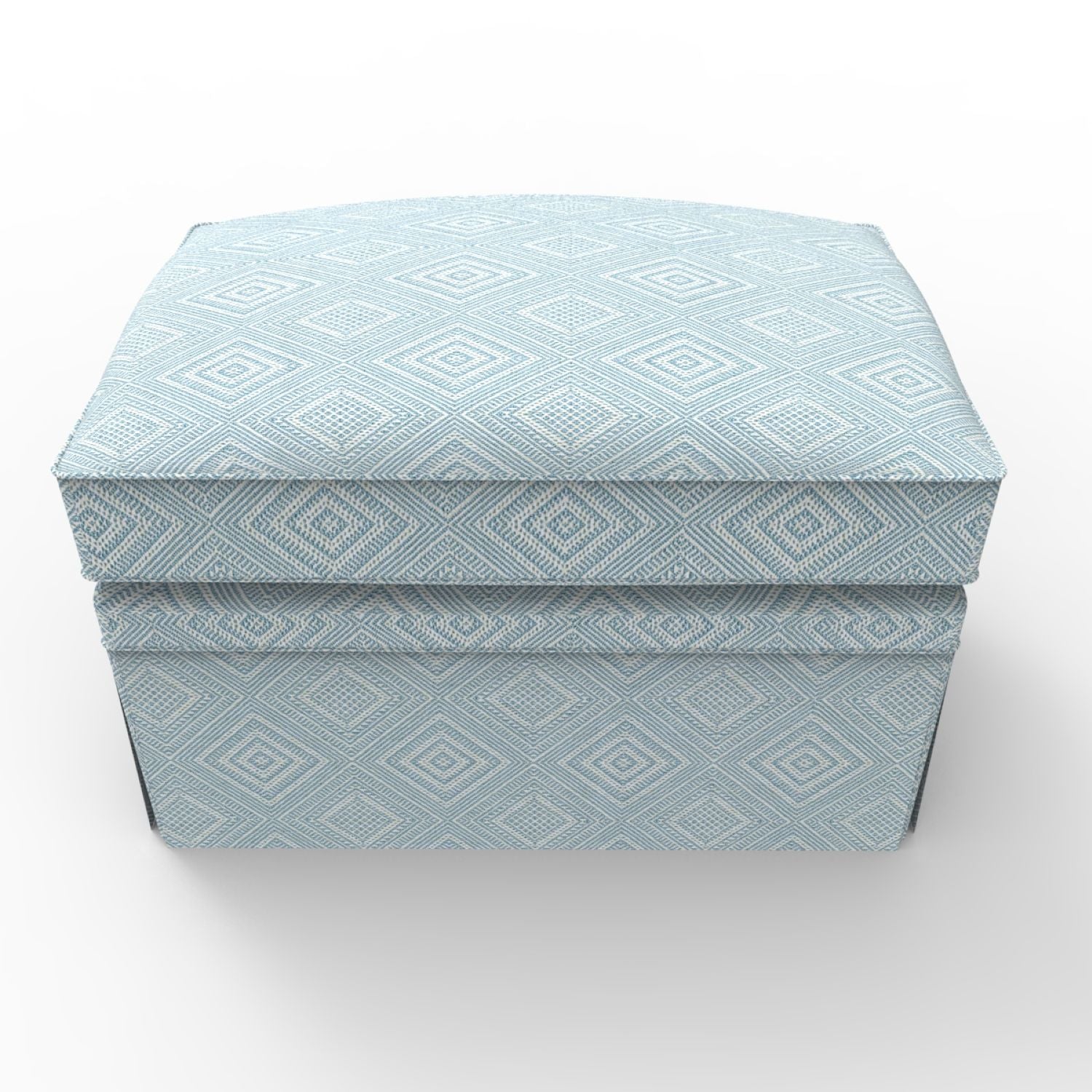 London Upholstered Ottoman with Skirt