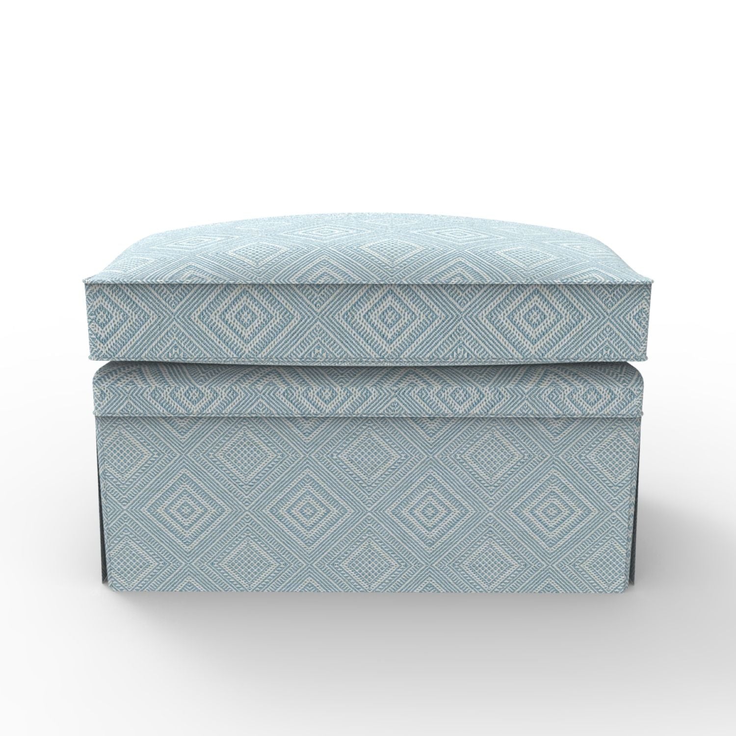 London Upholstered Ottoman with Skirt