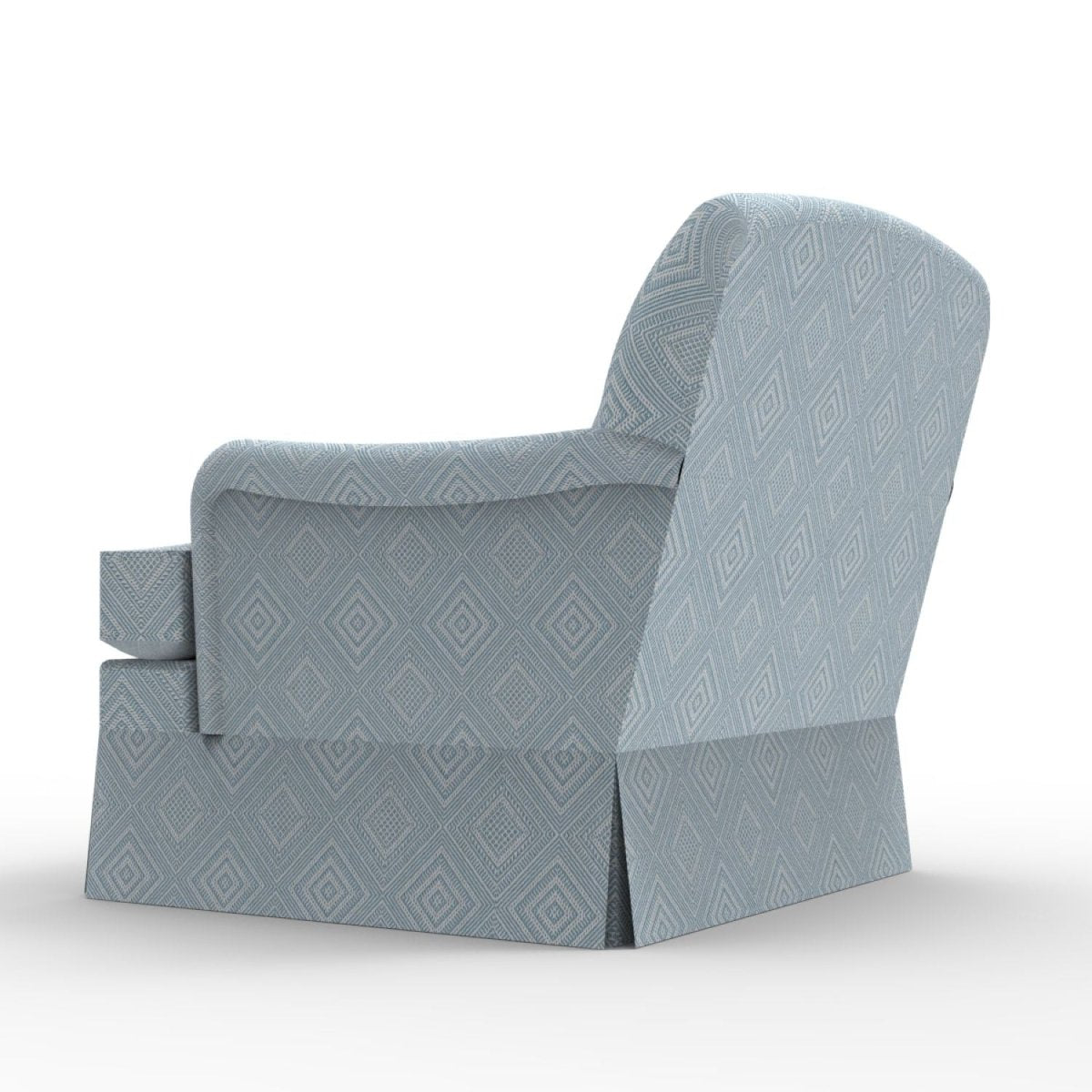 Stratford Slipcovered Armchair with Skirt - Furniture