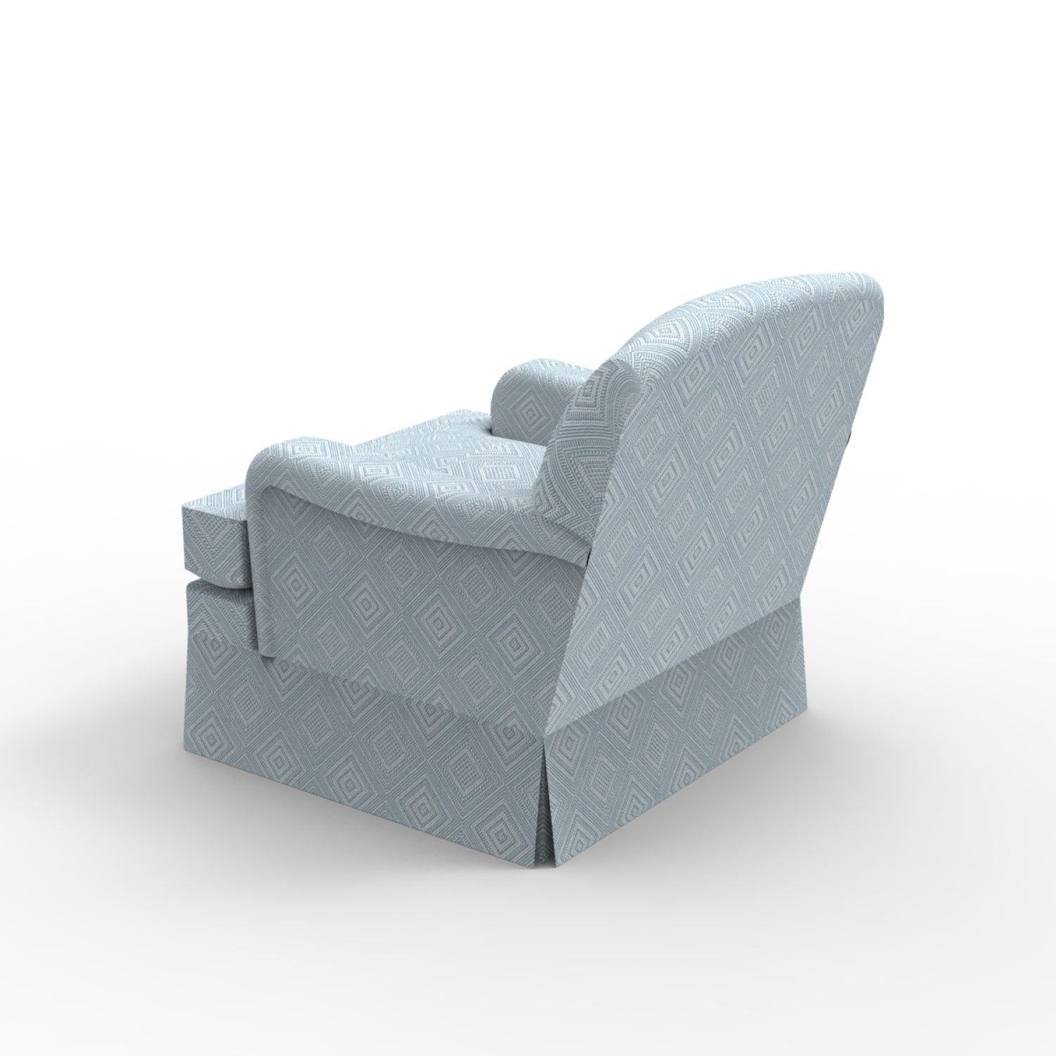 Stratford Slipcovered Armchair with Skirt