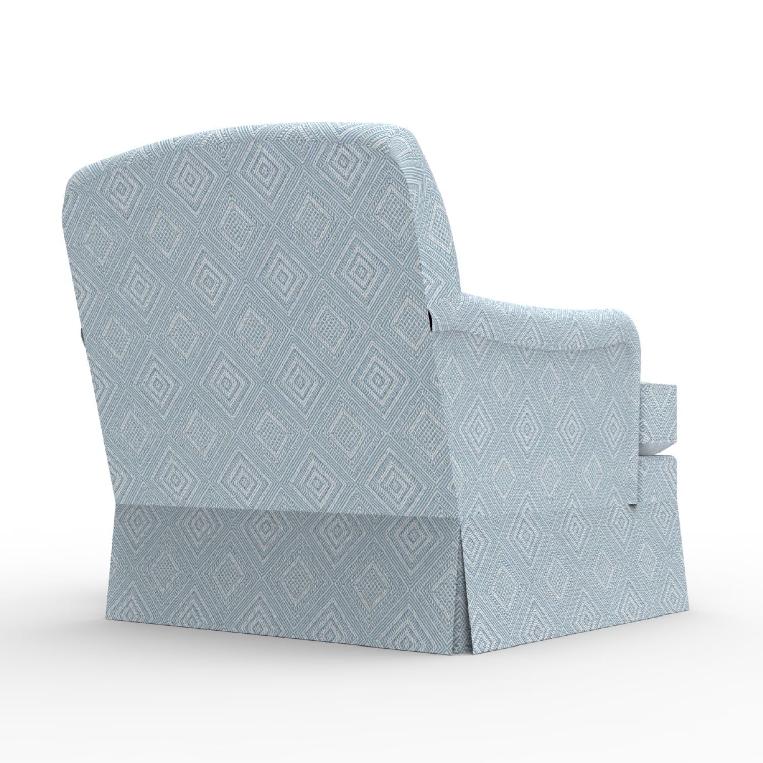 Stratford Slipcovered Armchair with Skirt