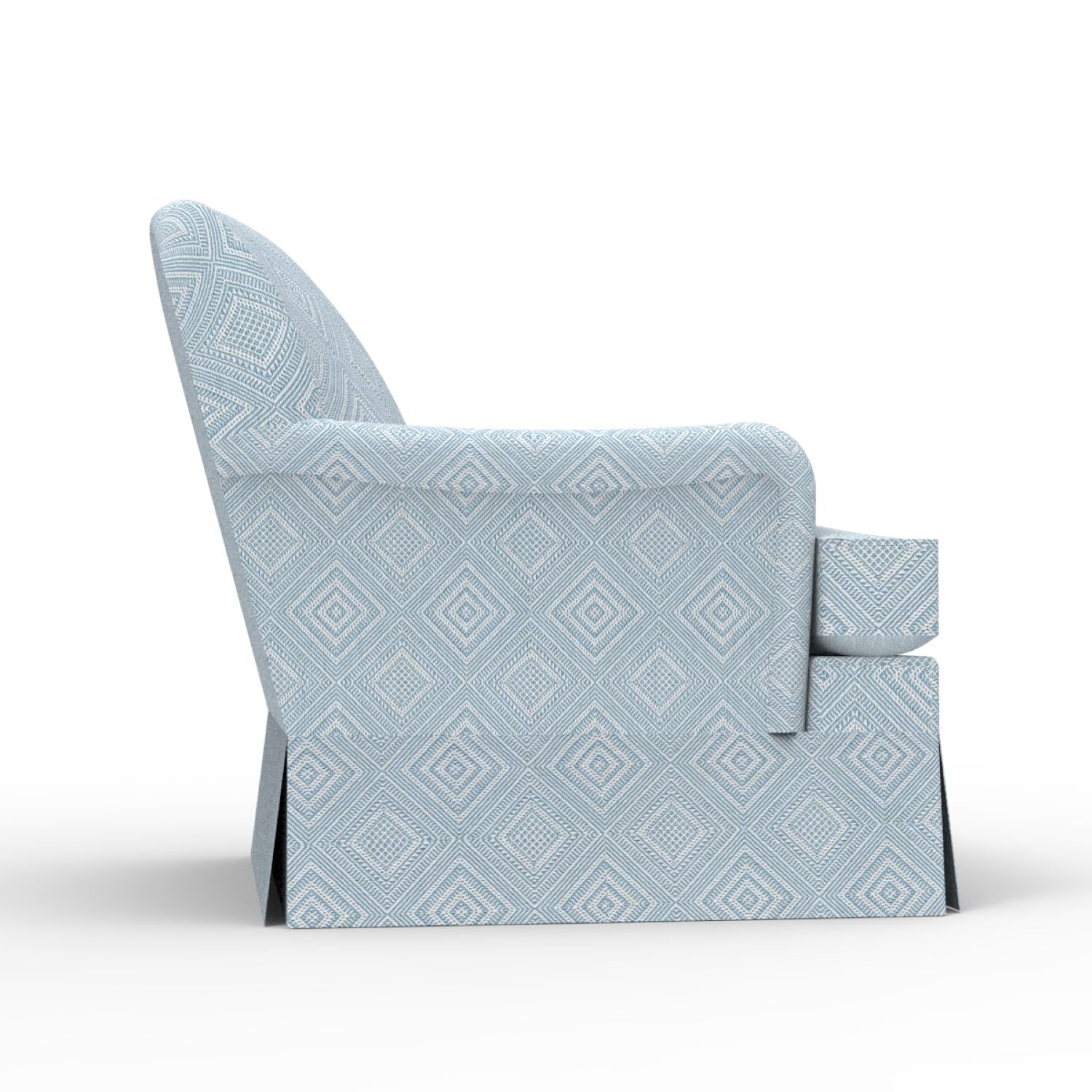 Stratford Slipcovered Armchair with Skirt