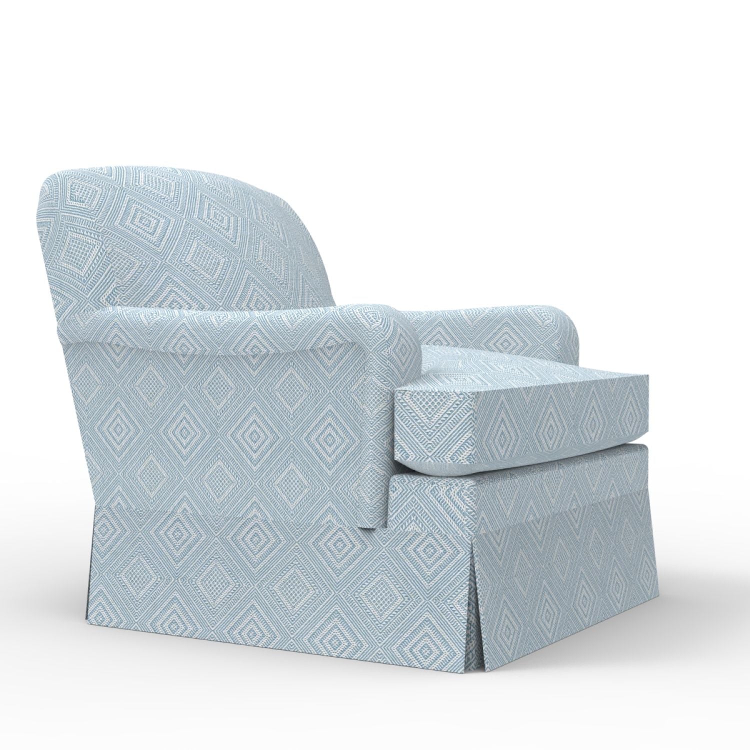 Stratford Slipcovered Armchair with Skirt