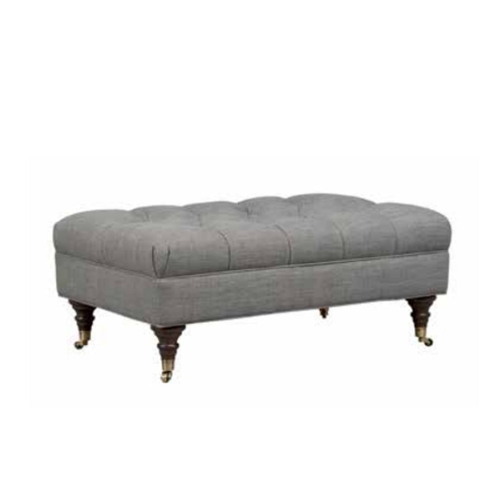 Zeno Tufted Ottoman - Furniture