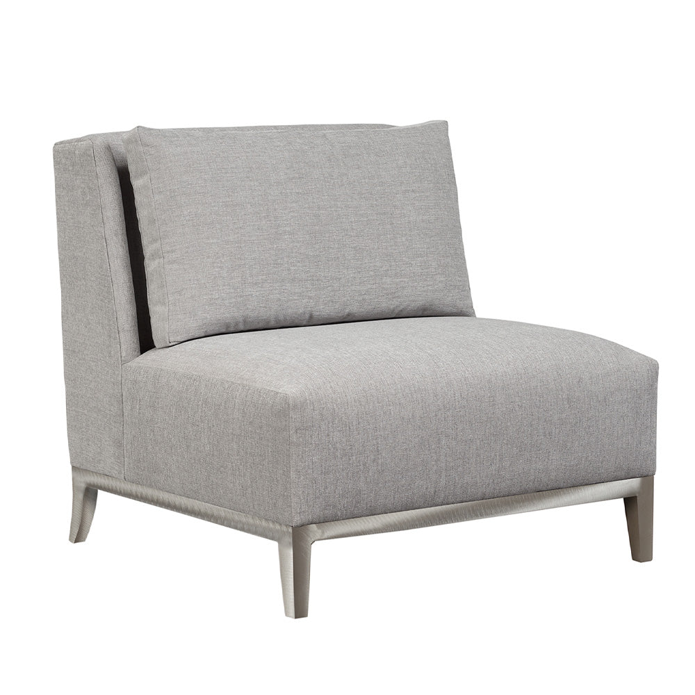 Barton Boxed Back Armless Chair
