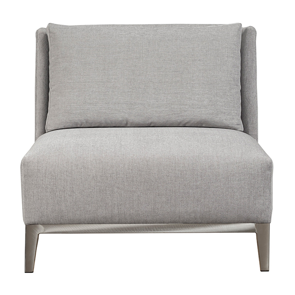 Barton Boxed Back Armless Chair