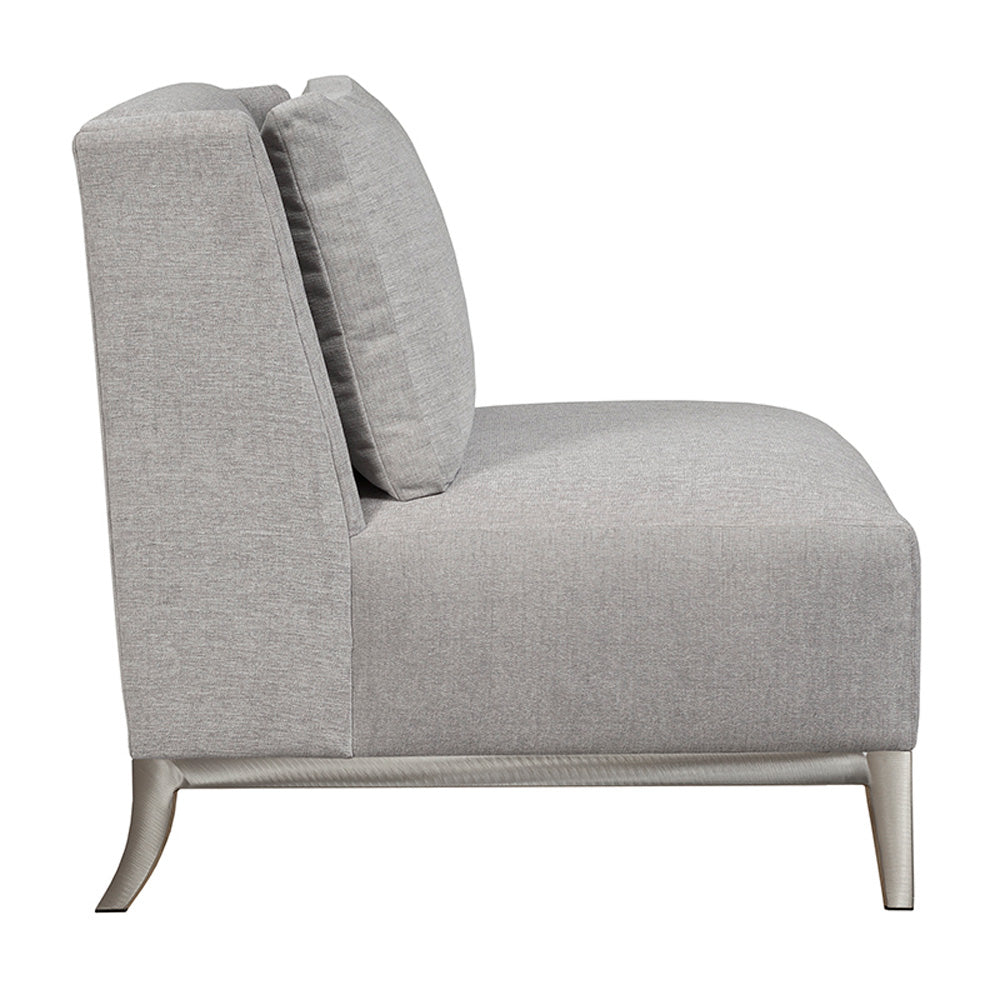 Barton Boxed Back Armless Chair