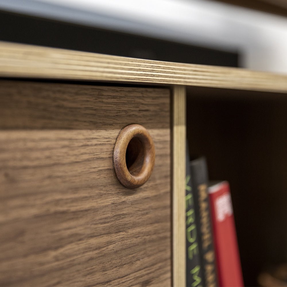 Helia | Credenza With Upper Shelf