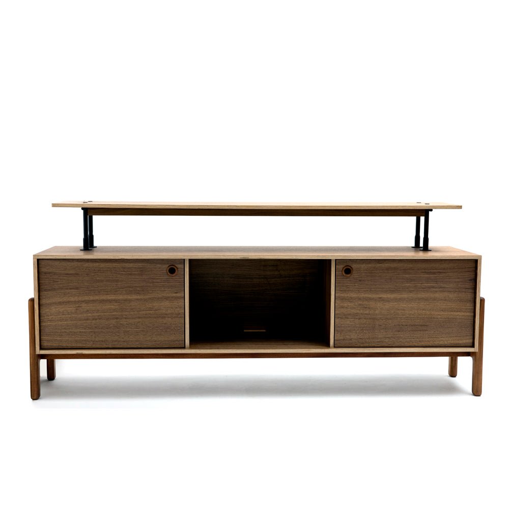 Helia | Credenza With Upper Shelf