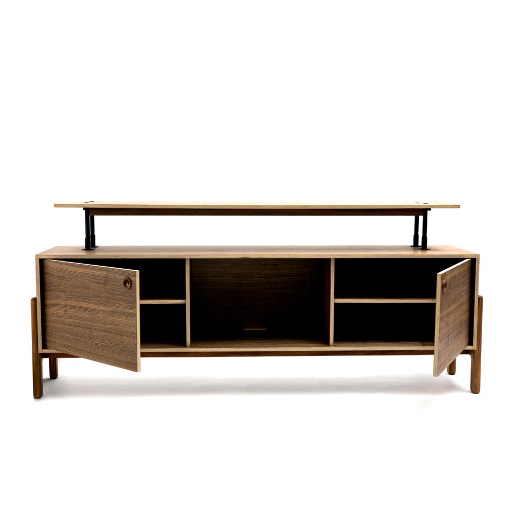Helia | Credenza With Upper Shelf