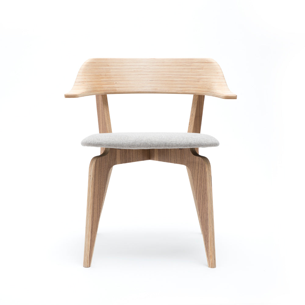 Pouzet 401 | Birch Plywood Dining Chair