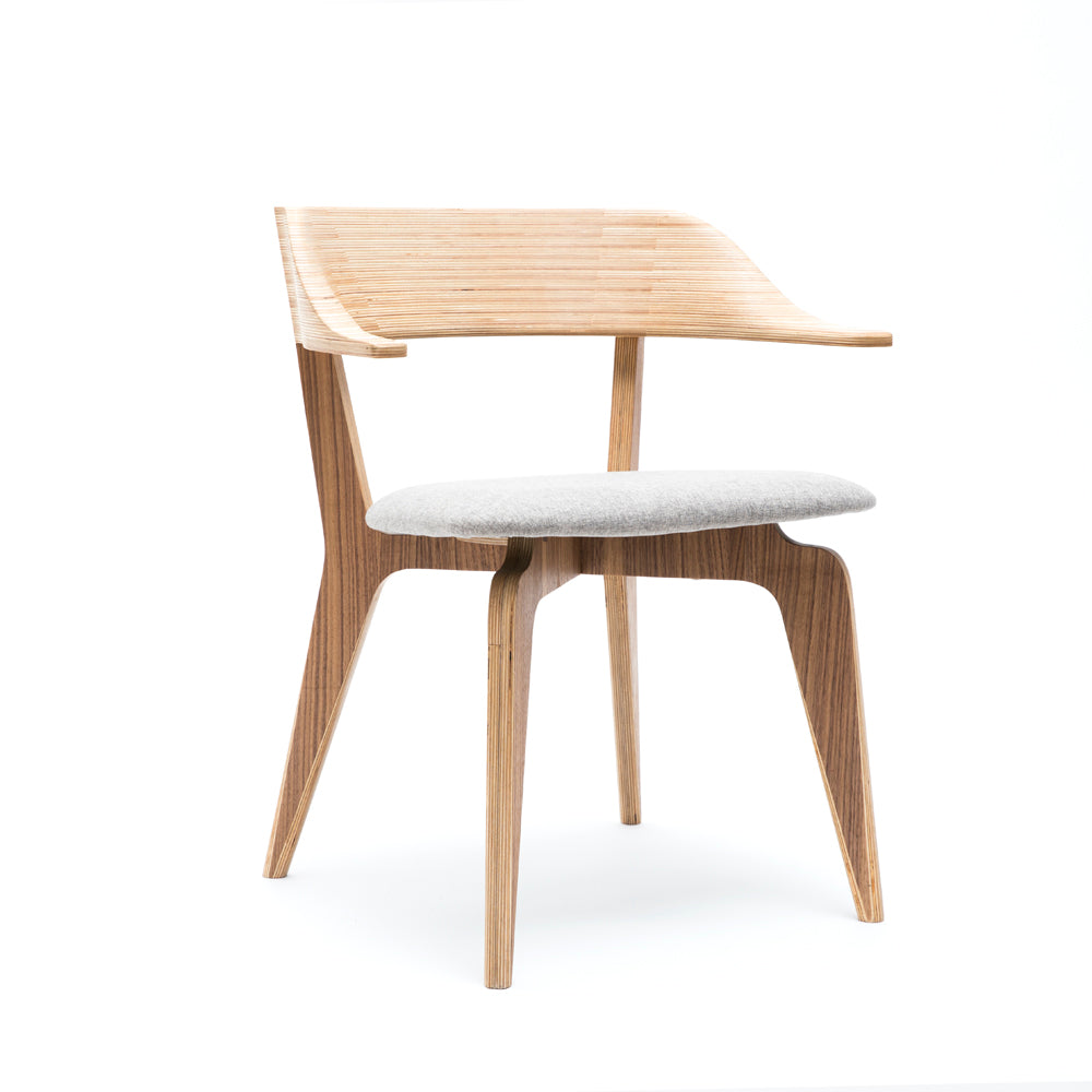 Pouzet 401 | Birch Plywood Dining Chair