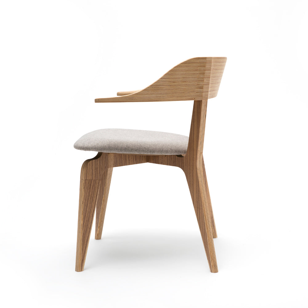 Pouzet 401 | Birch Plywood Dining Chair