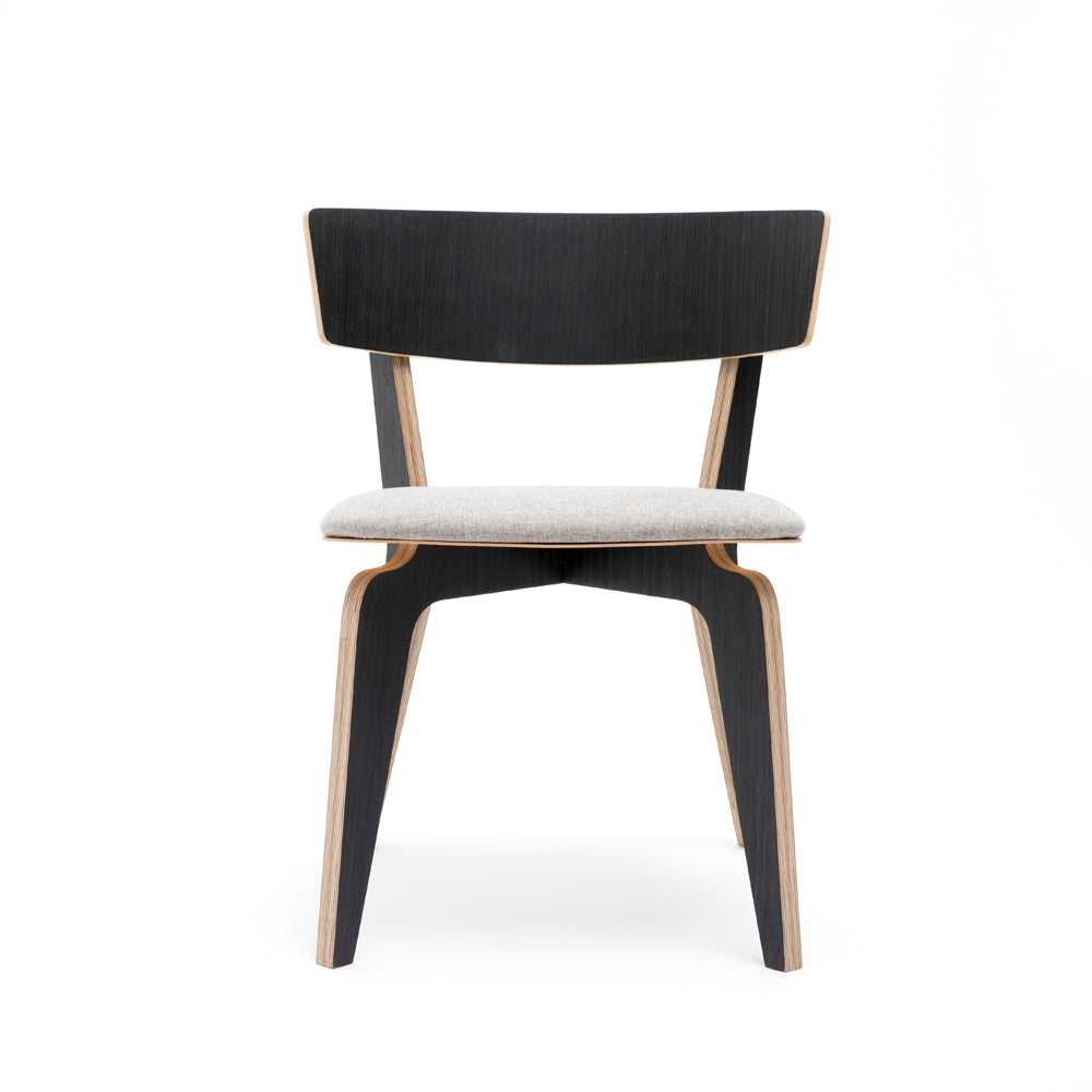 Pouzet 402 | Hourglass Birch Plywood Chair