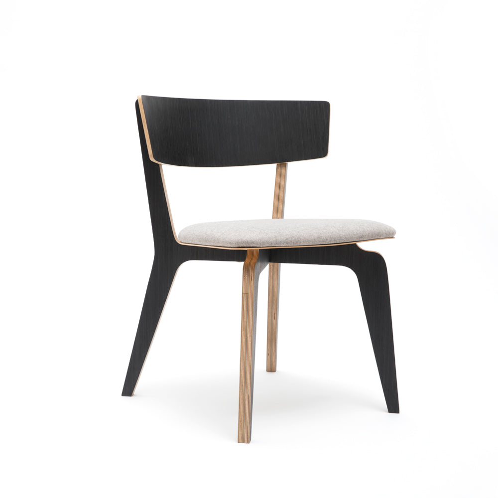 Pouzet 402 | Hourglass Birch Plywood Chair