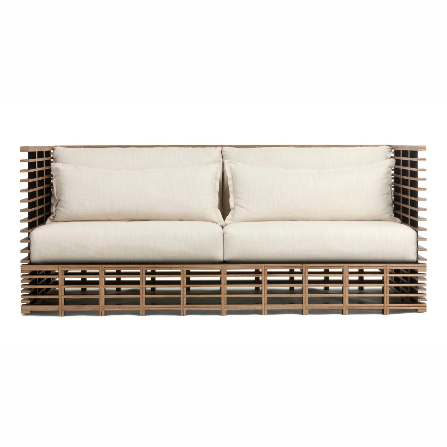 R | Unique Loveseat with Cushions