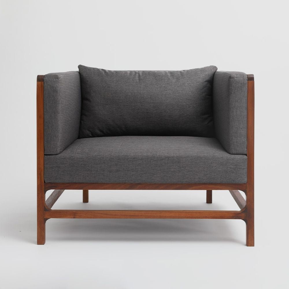 Otto | Armchair with Rush Frame