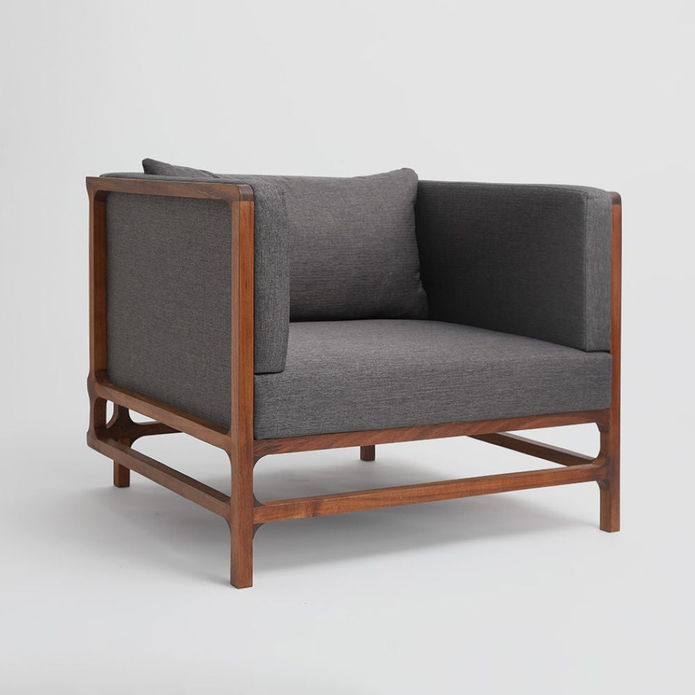 Otto | Armchair with Rush Frame