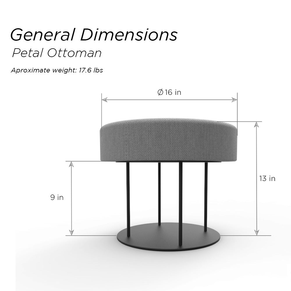 Petal Ottoman