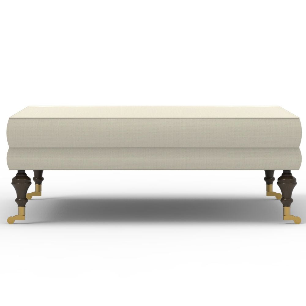 Geneva 40" Square Cocktail Ottoman - Furniture