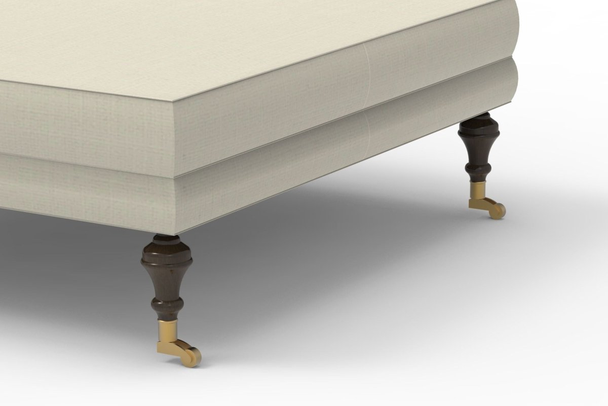 Geneva 40" Square Cocktail Ottoman - Furniture