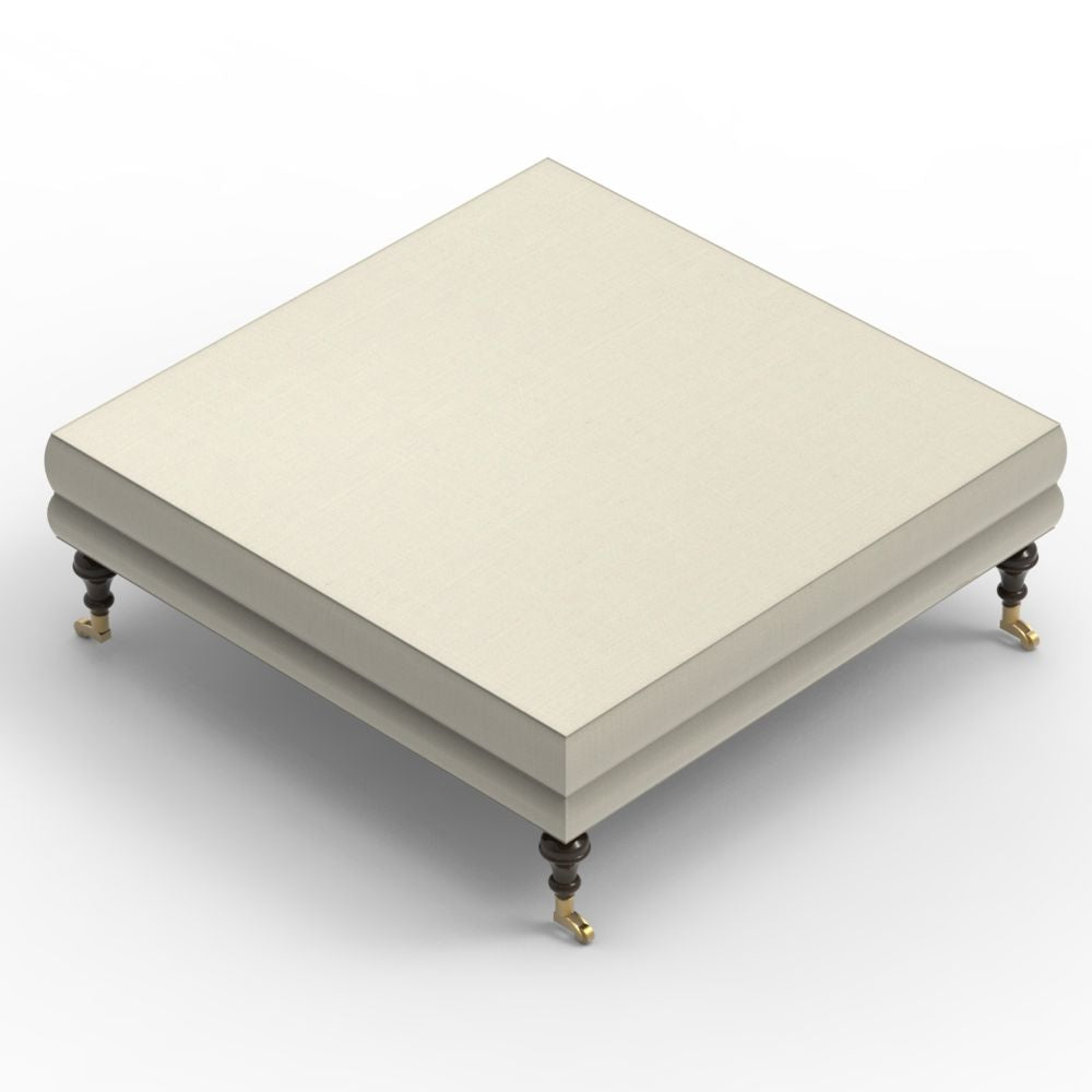 Geneva 40" Square Cocktail Ottoman - Furniture