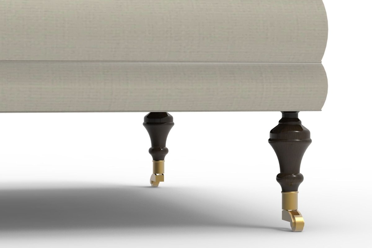 Geneva 40" Square Cocktail Ottoman - Furniture