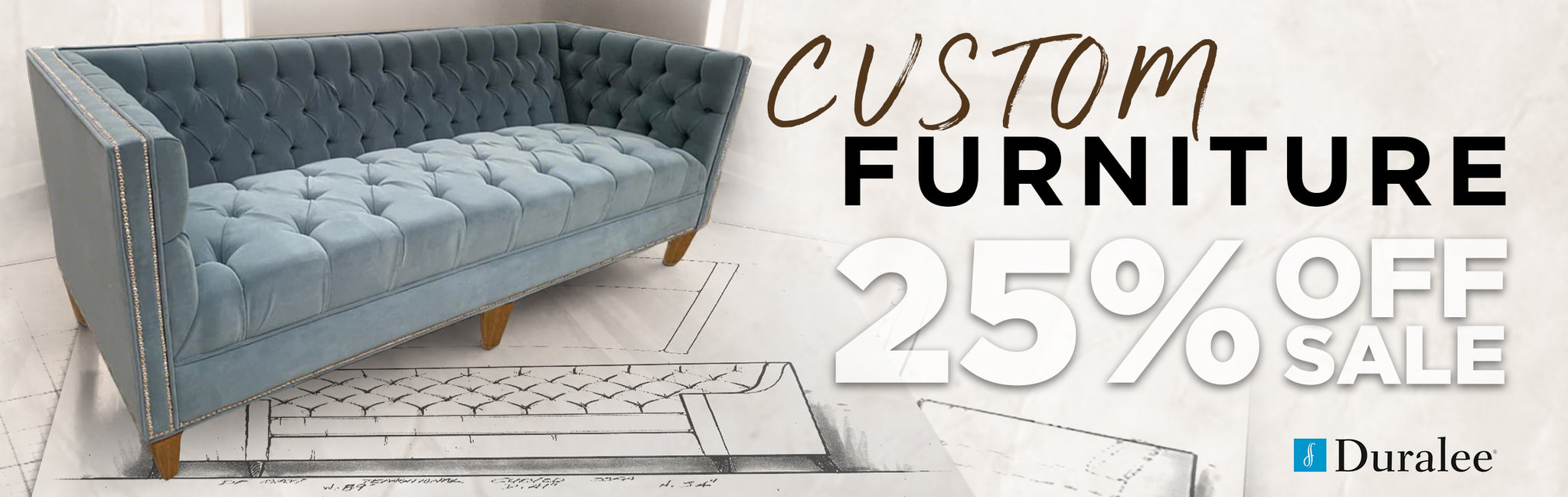 20% off custom Duralee furniture by Robert Allen Design